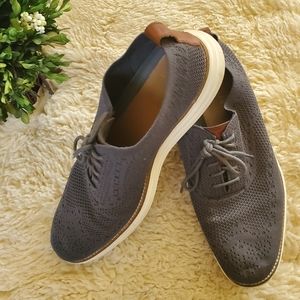 EUC Cole Haan Grand 0 sz 9.5 Blue on White sneaker